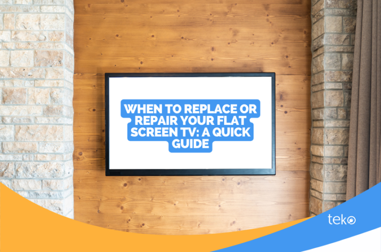 When to Replace or Repair Your Flat Screen TV A Quick Guide Tips by